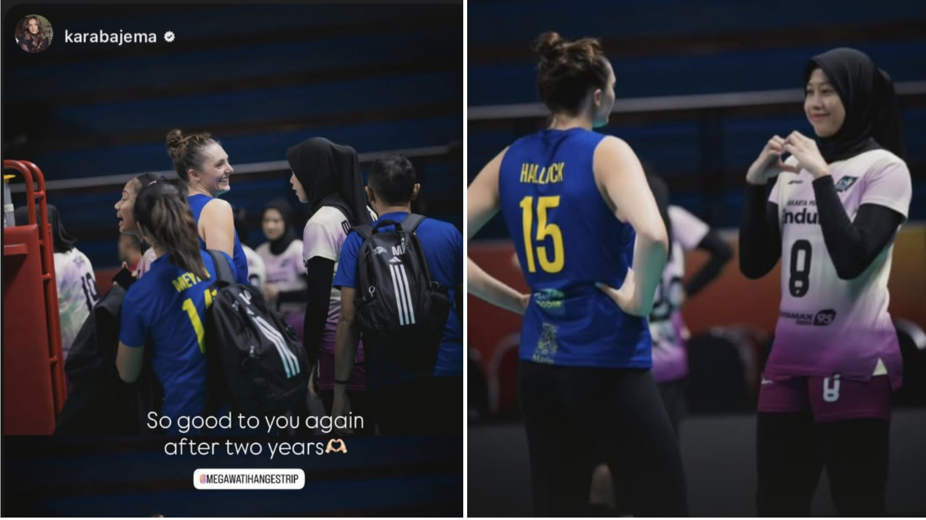 Unggahan Kara Bajema untuk Megawati Hangestri