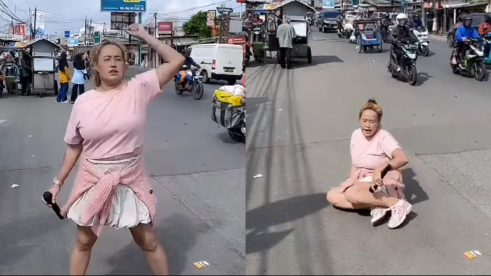 Gokil! Pinkan Mambo Ngamen di Jalan Sambil Live TikTok, Penghasilan Tembus Rp50 Juta Sehari Orang Kaya Mah Bebas!