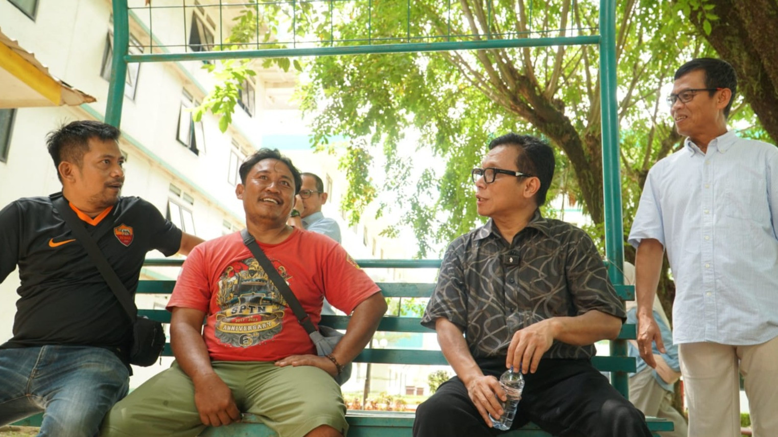 Direktur Utama BPJS Ketenagakerjaan, Saiful Hidayat, melakukan kunjungan ke Griya Pekerja BPJS Ketenagakerjaan di Batam.