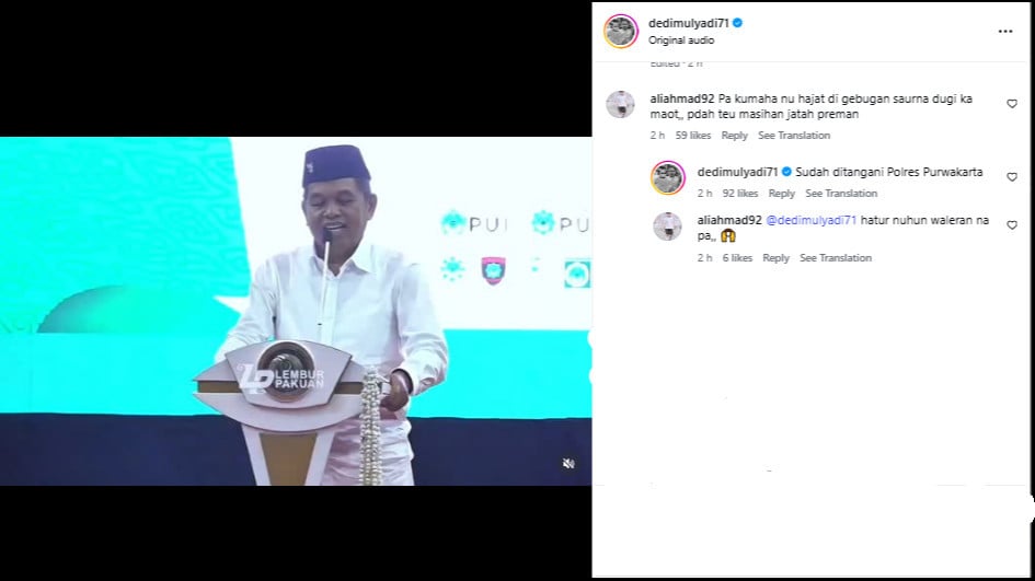 komentar Dedi Mulyadi