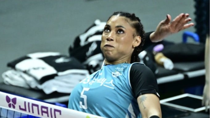 Pemain asing GS Caltex, Gyselle Silva, yang menjadi rival Megawati Hangestri.