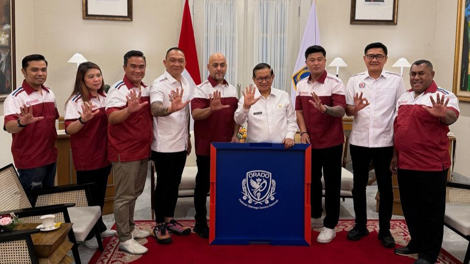 Audensi Pengurus Besar Olahraga Domino Nasional (PB ORADO) dengan Gubernur DKI Jakarta, Pramono Anung