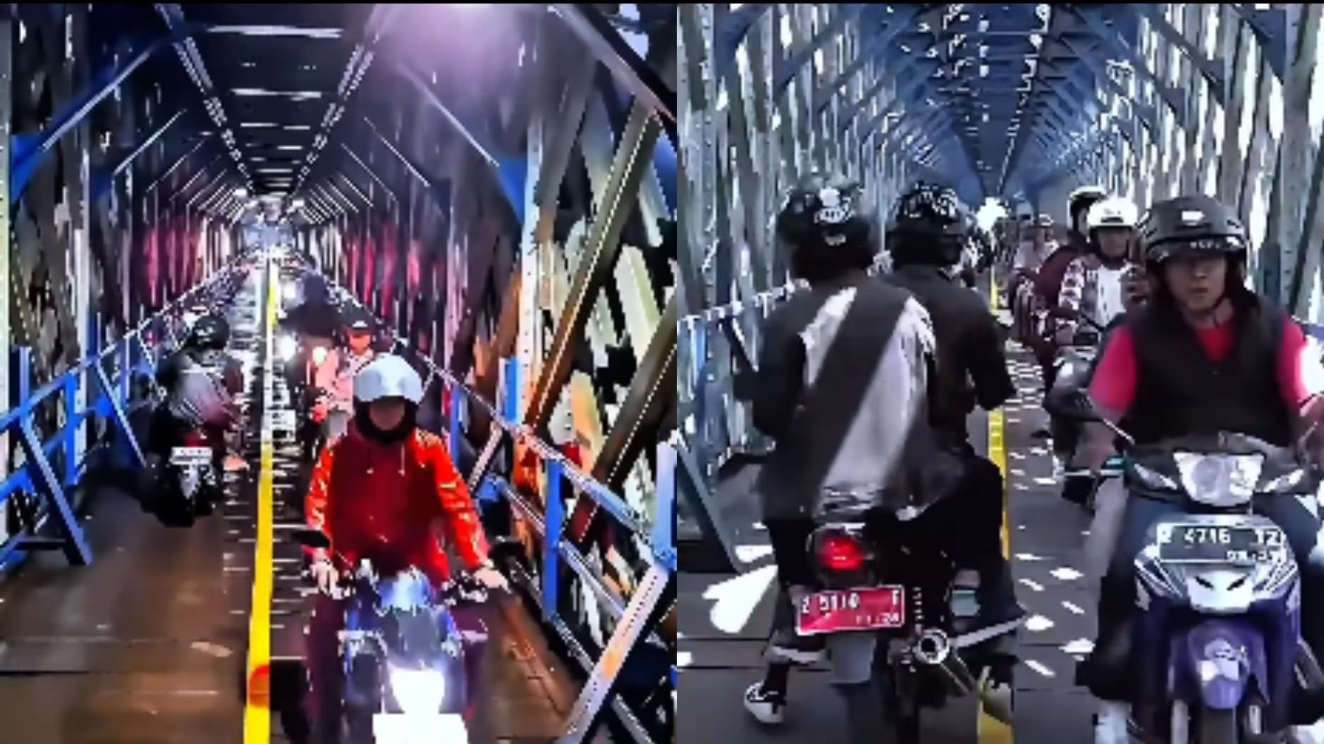 kondisi terkini Jembatan Cirahong