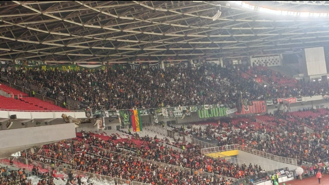 Suasana Stadion GBK di Laga Persija Vs Persebaya