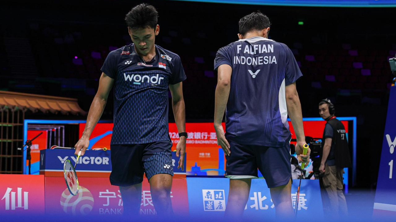 Fajar/Fikri kandas di semifinal Kejuaraan Asia 2026
