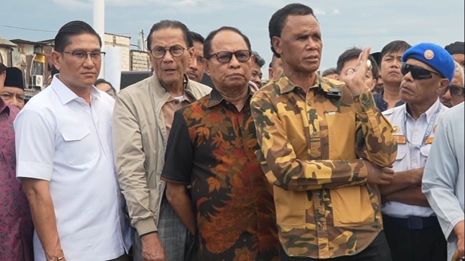 Ketua Umum GRIB Jaya, Hercules Rosario Marshal soroti Menteri PKP usai klaim sengketa lahan milik PT KAI di Tanah Abang