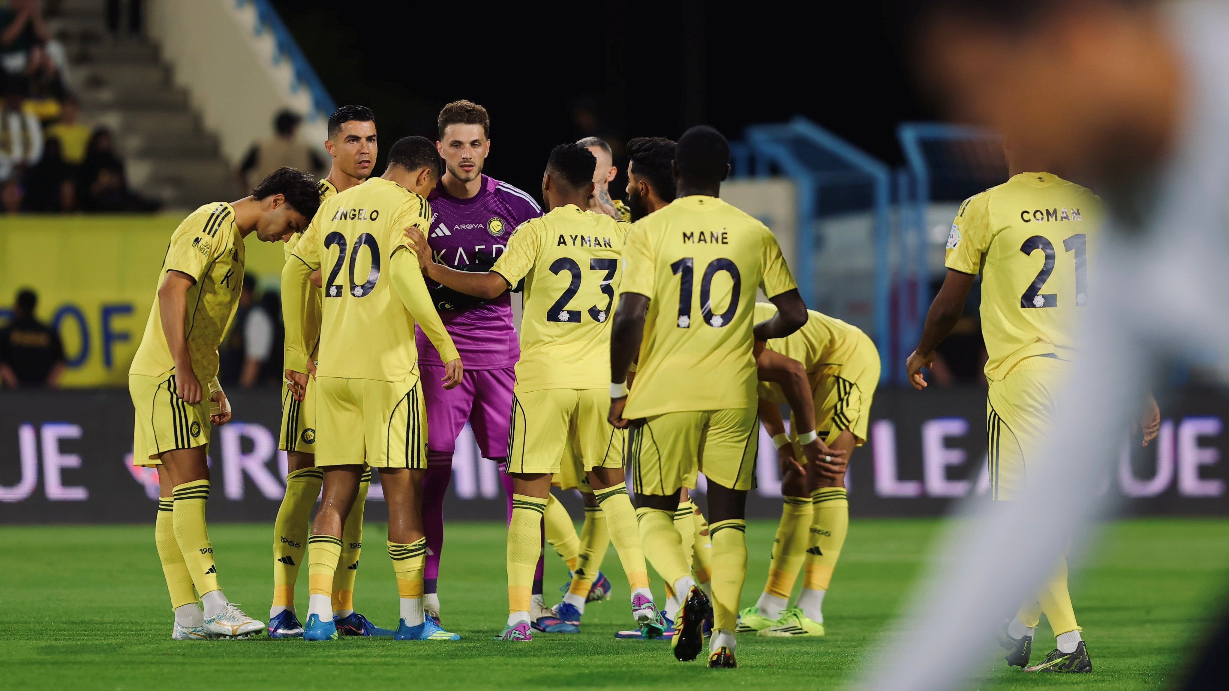 Al Nassr dalam laga tandang melawan Al Okhdood, Minggu (12/4/2026)