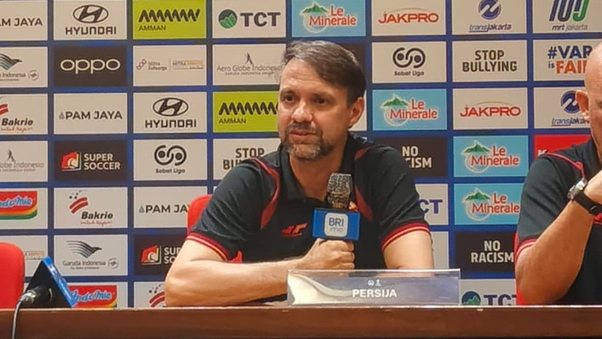 Pelatih Persija Jakarta, Mauricio Souza Usai Menghadapi Persebaya