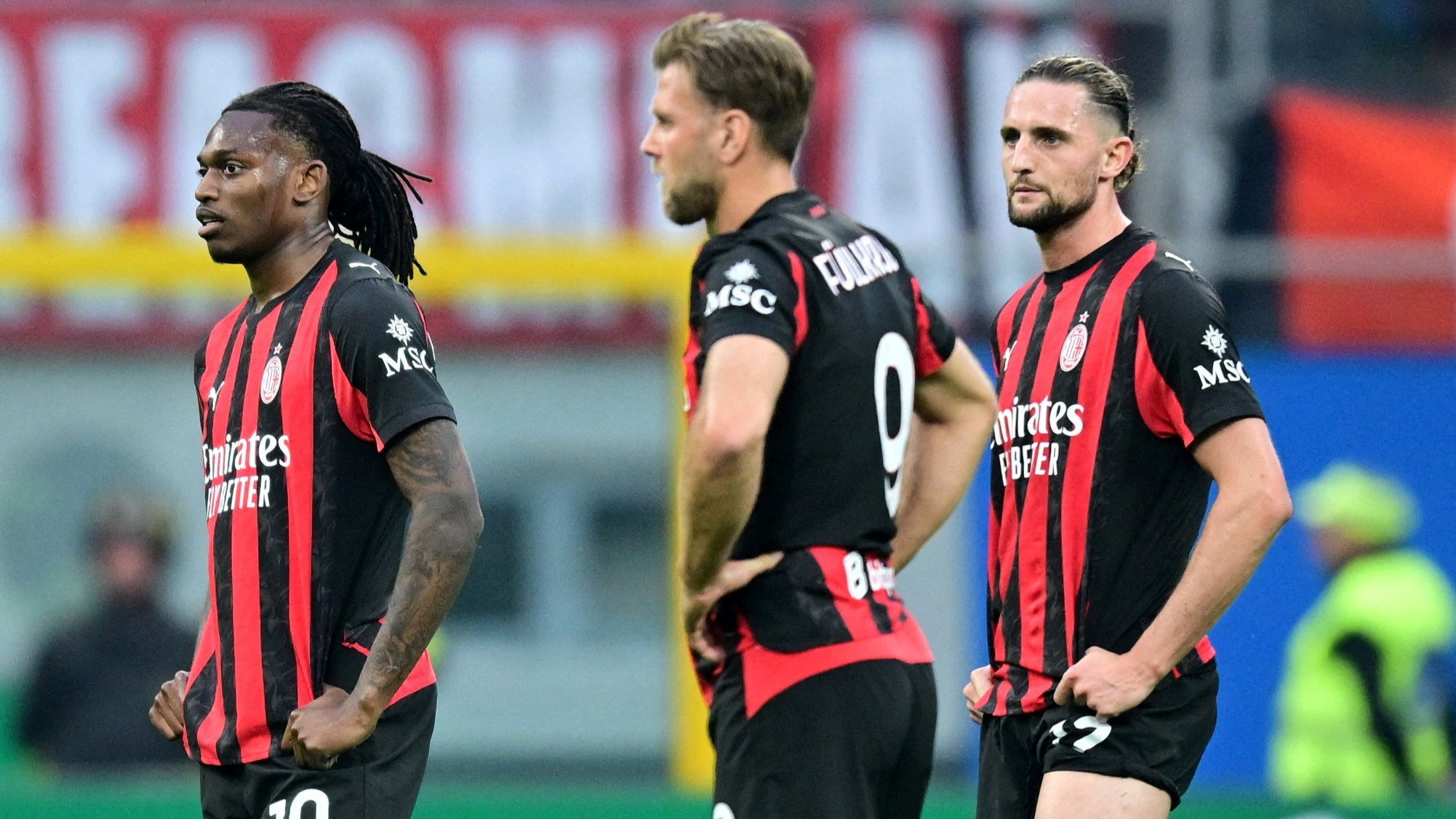 Para Pemain AC Milan saat Dikalahkan Udinese di Liga Italia