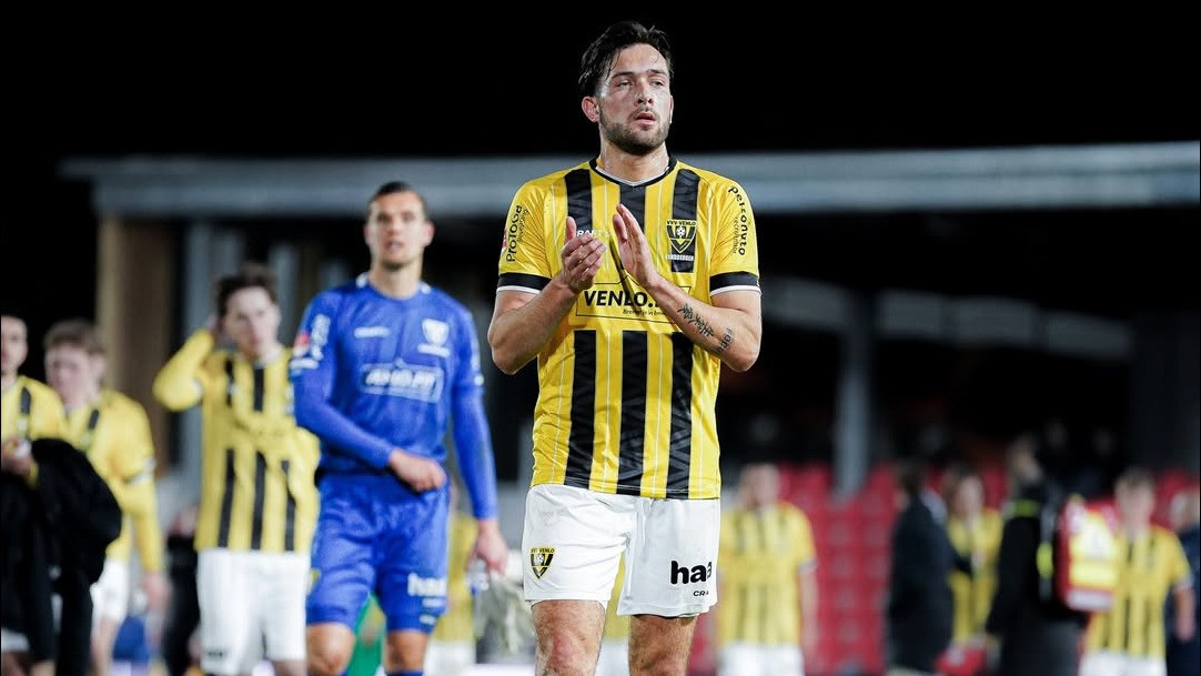 Calon striker Timnas Indonesia Dean Zandbergen cetak brace di Liga Belanda semalam