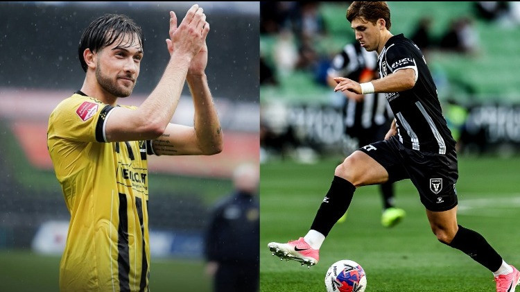 Calon striker Timnas Indonesia Dean Zandbergen dan Luke Vickery