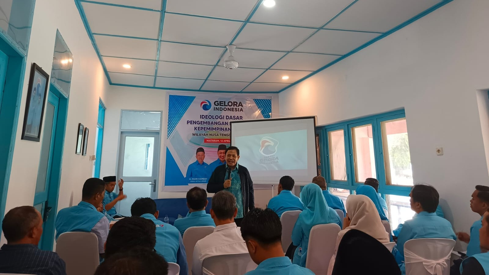 DPW Partai Gelora NTB gelar pengembangan kapasitas kepemimpinan kader pada Minggu (12/4/2026).