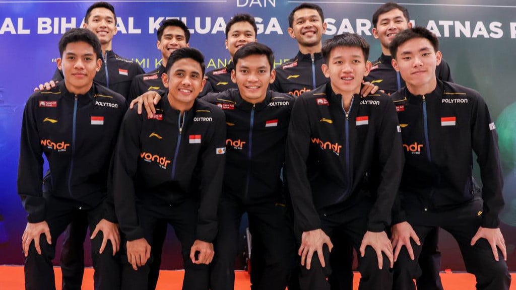 Tim bulu tangkis putra Indonesia untuk Piala Thomas 2026.