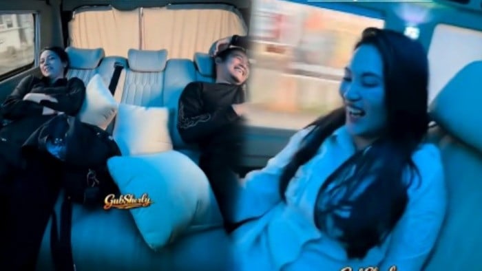 Momen keseruan Gubernur Malut, Sherly Tjoanda Laos bersama kedua ajudannya