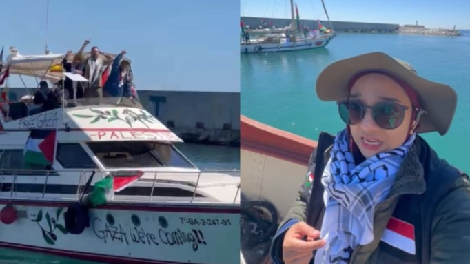 Sempat Terhadang Badai di Barcelona, Armada Global Sumud Flotilla Kembali Angkat Jangkar Menuju Gaza