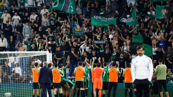 Selebrasi Pemain Sassuolo di Liga Italia