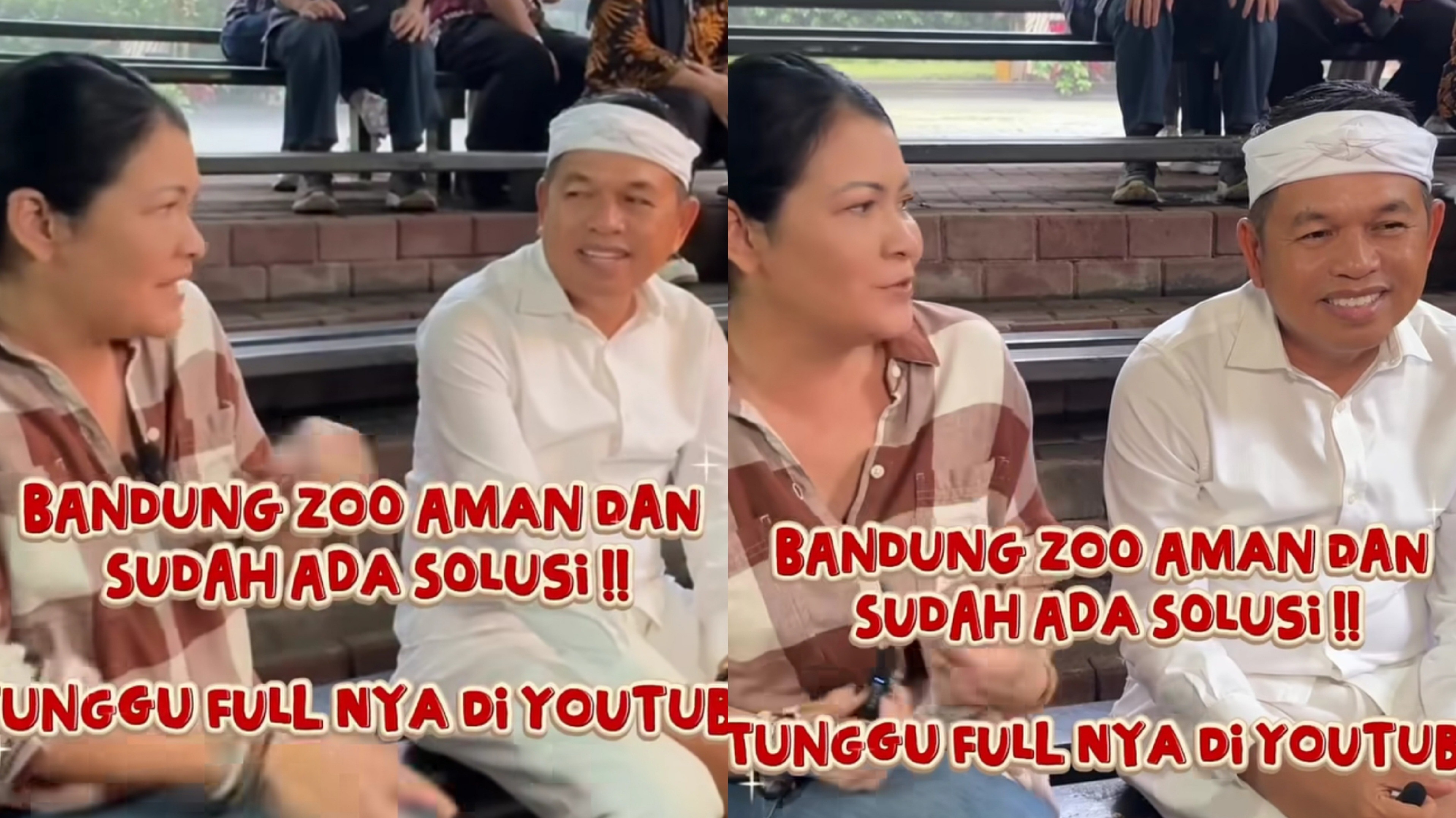 Melanie Subono bersama Dedi Mulyadi