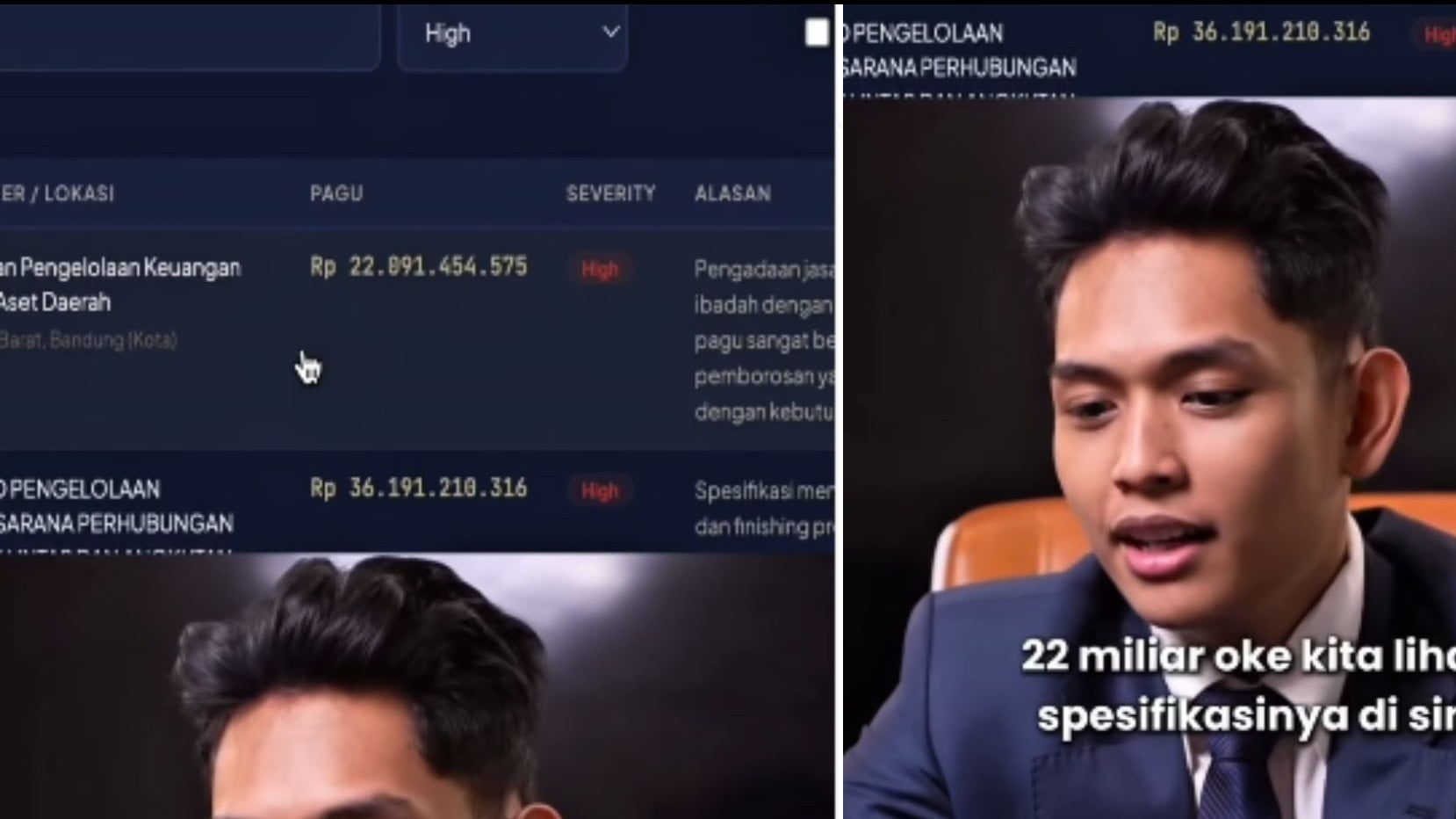 Abil Sudarman kritiki anggaran di masjid Al Jabbar