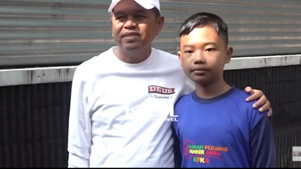 Dedi Mulyadi dengan Bagas