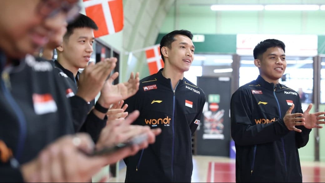 Jonatan Christie dan tim Indonesia merampungkan TC hari terakhir jelang turun di Piala Thomas dan Uber 2026