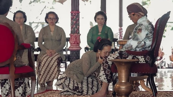 GKR Bendara saat pelaksanaan Ngebakten Putri