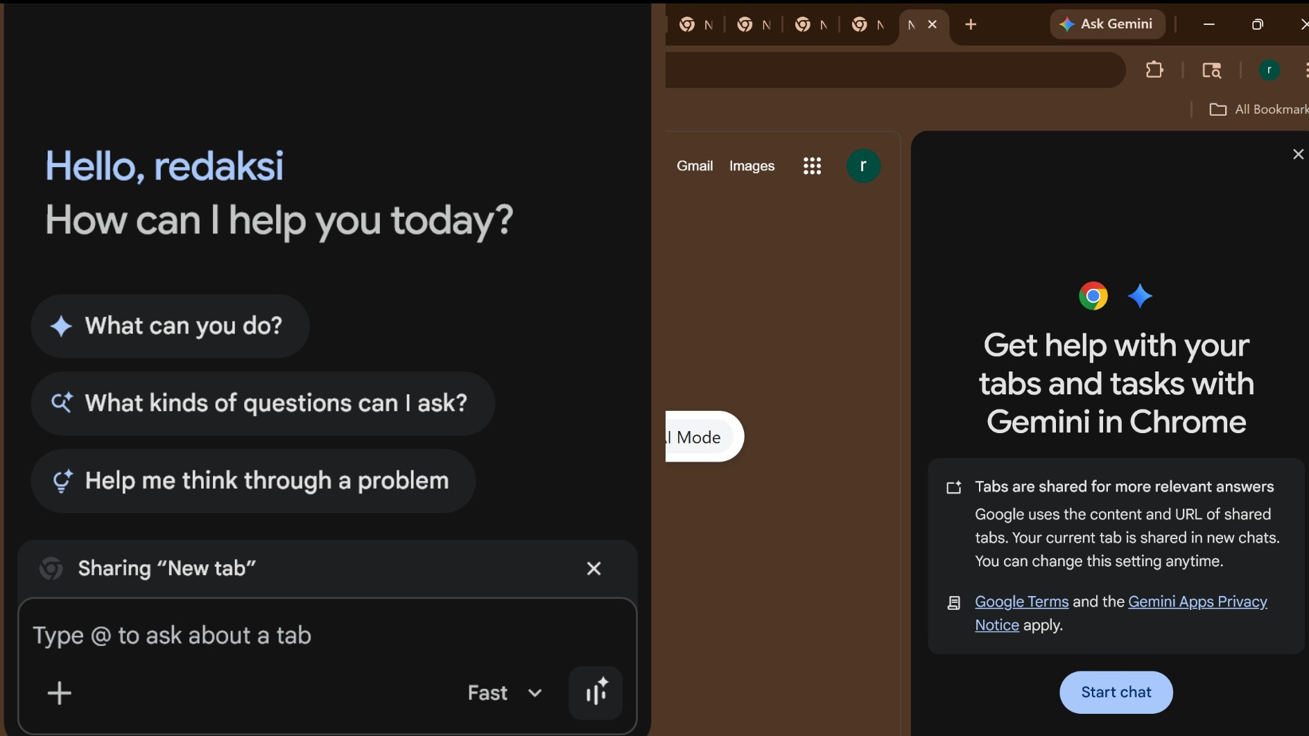 Kok Tiba-tiba Muncul Tab Ask Gemini di Google Chrome Ini Cara Pakai, Keunggulan, dan Fitur Canggihnya Pakai AI Gak Perlu Buka Tab Baru