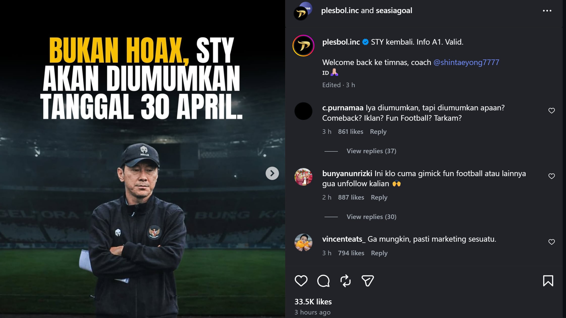 Shin Tae-yong Comeback ke Timnas Indonesia Bocoran A1 Jelang FIFA Matchday 2026 Bikin Heboh