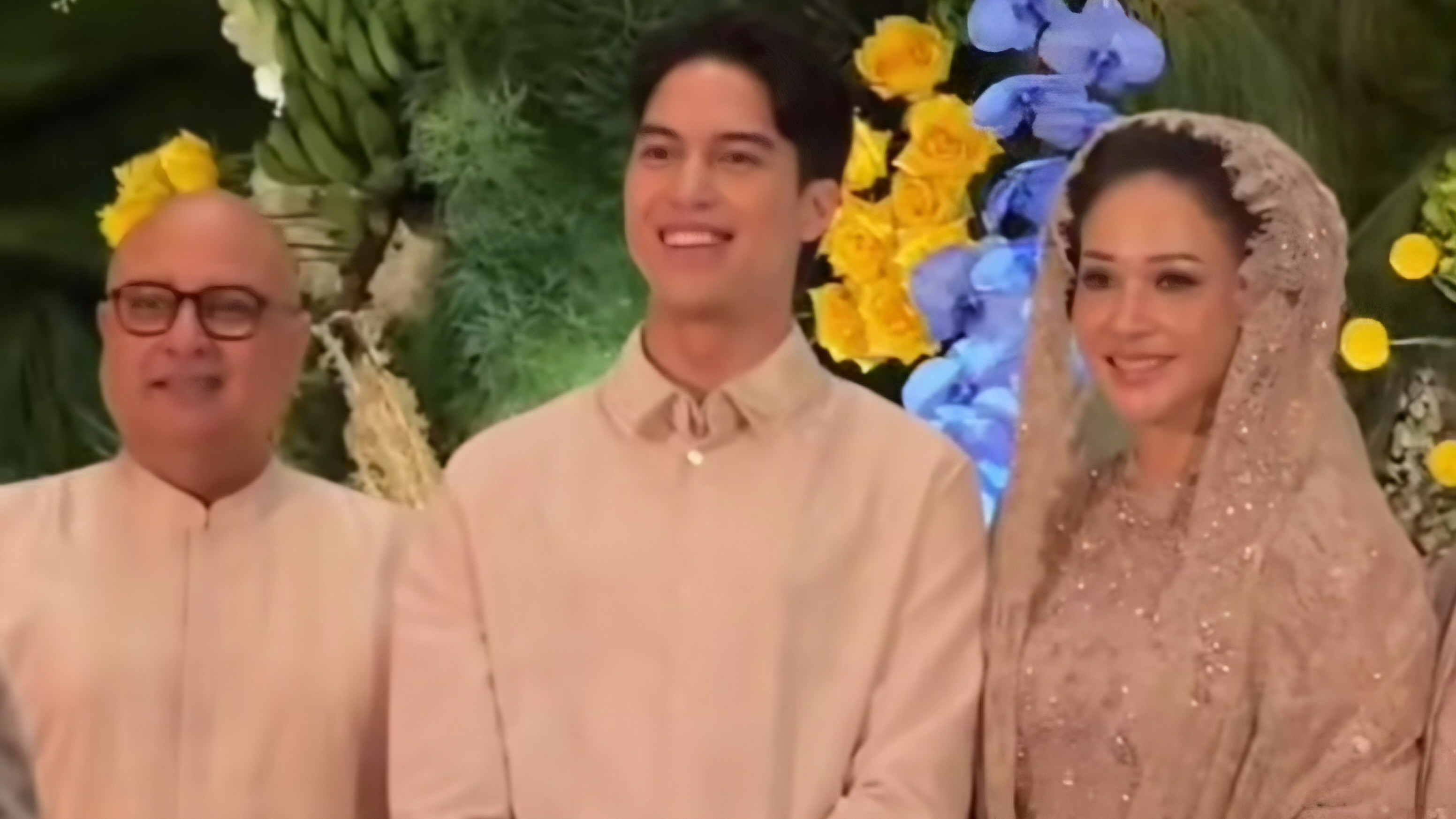 Maia Estianty di acara pengajian pernikahan El Rumi