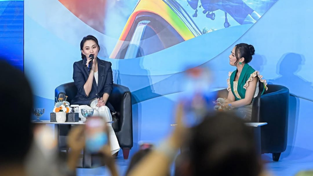 Gubernur Maluku Utara, Sherly Tjoanda Laos di forum DXI 2026 di JCC