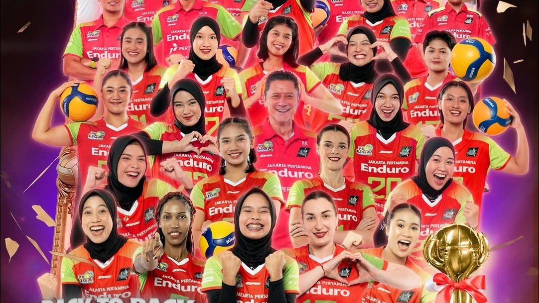 Skuad Jakarta Pertamina Enduro Juara Proliga 2026