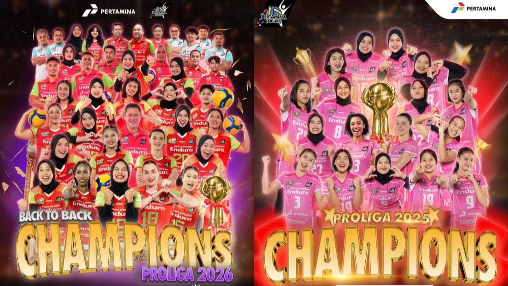 Back to Back Juara Proliga: Dari 2025 ke 2026, Jakarta Pertamina Enduro Buktikan Diri Sebagai Ratu Proliga Sesungguhnya!