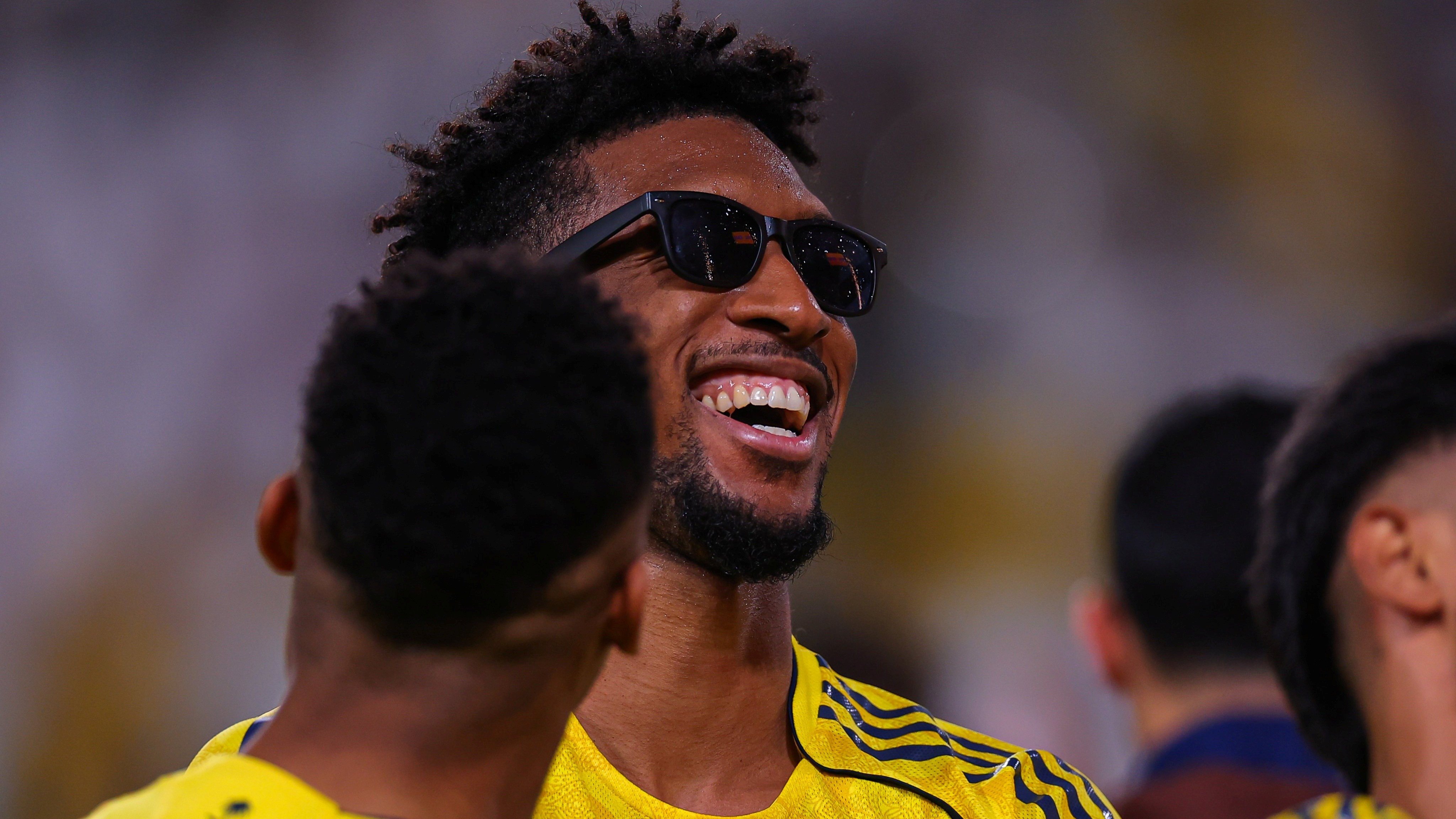 Kingsley Coman usai laga Al Nassr vs Al Ahli di Liga Pro Saudi 2025/2026, Kamis (30/4/2026) dini hari WIB.