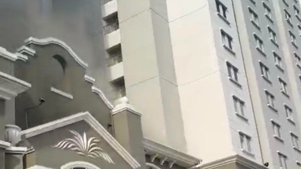 Apartemen Mediterania di Jakbar Kebakaran