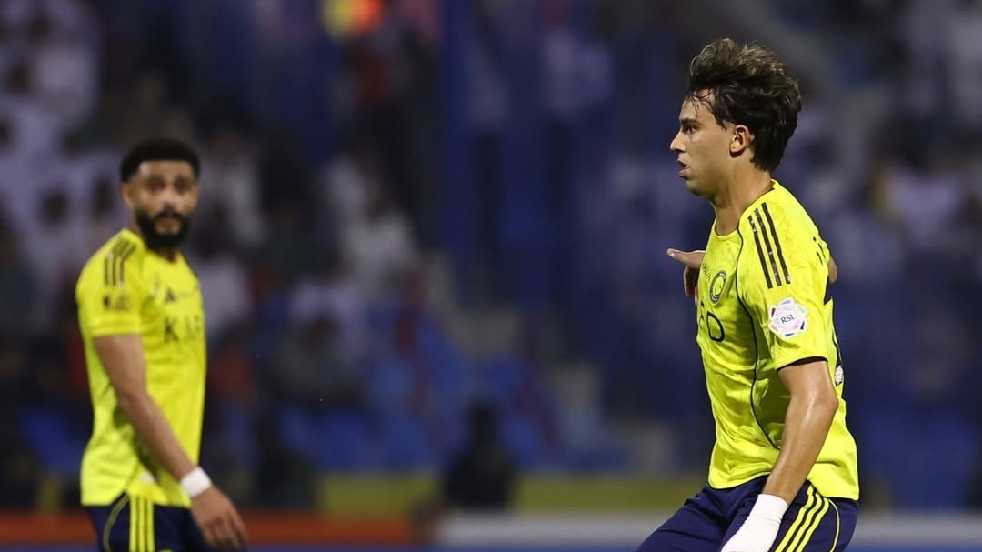 Pemain Al Nassr, Joao Felix dalam laga Al Qadsiah vs Al Nassr pada Senin (4/5/2026) dini hari WIB.