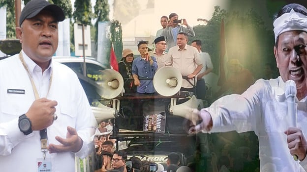 Disaksikan Ribuan Warga, Bupati Bogor Desak Dedi Mulyadi Buka Kembali Tambang Berizin: Tolong Kami