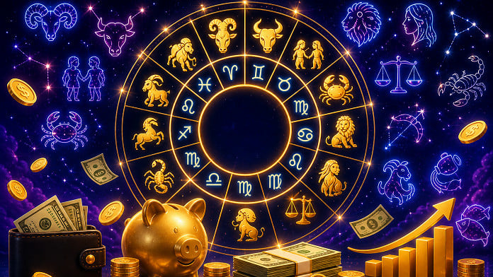 Ilustrasi zodiak finansial
