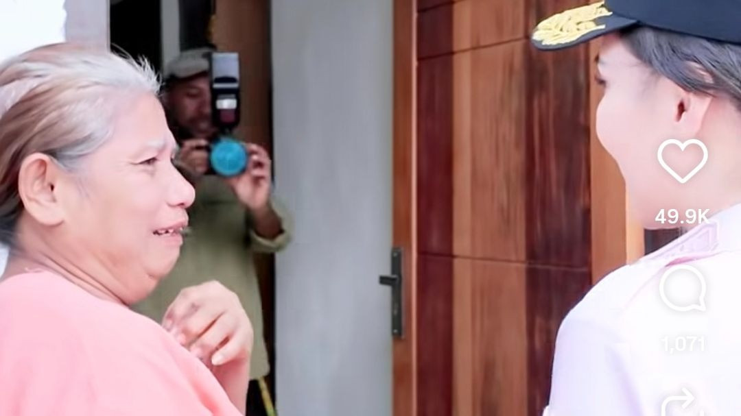 Sherly Tjoanda Terharu Lihat Rumah Selesari Direnovasi