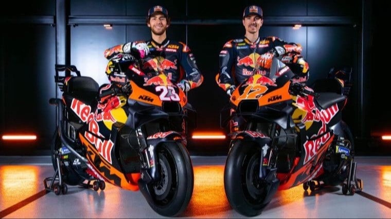 Rider Red Bull KTM Tech3, Enea Bastianini dan Maverick Vinales