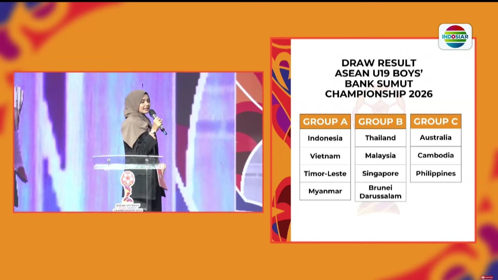 Hasil Drawing Piala AFF U-19