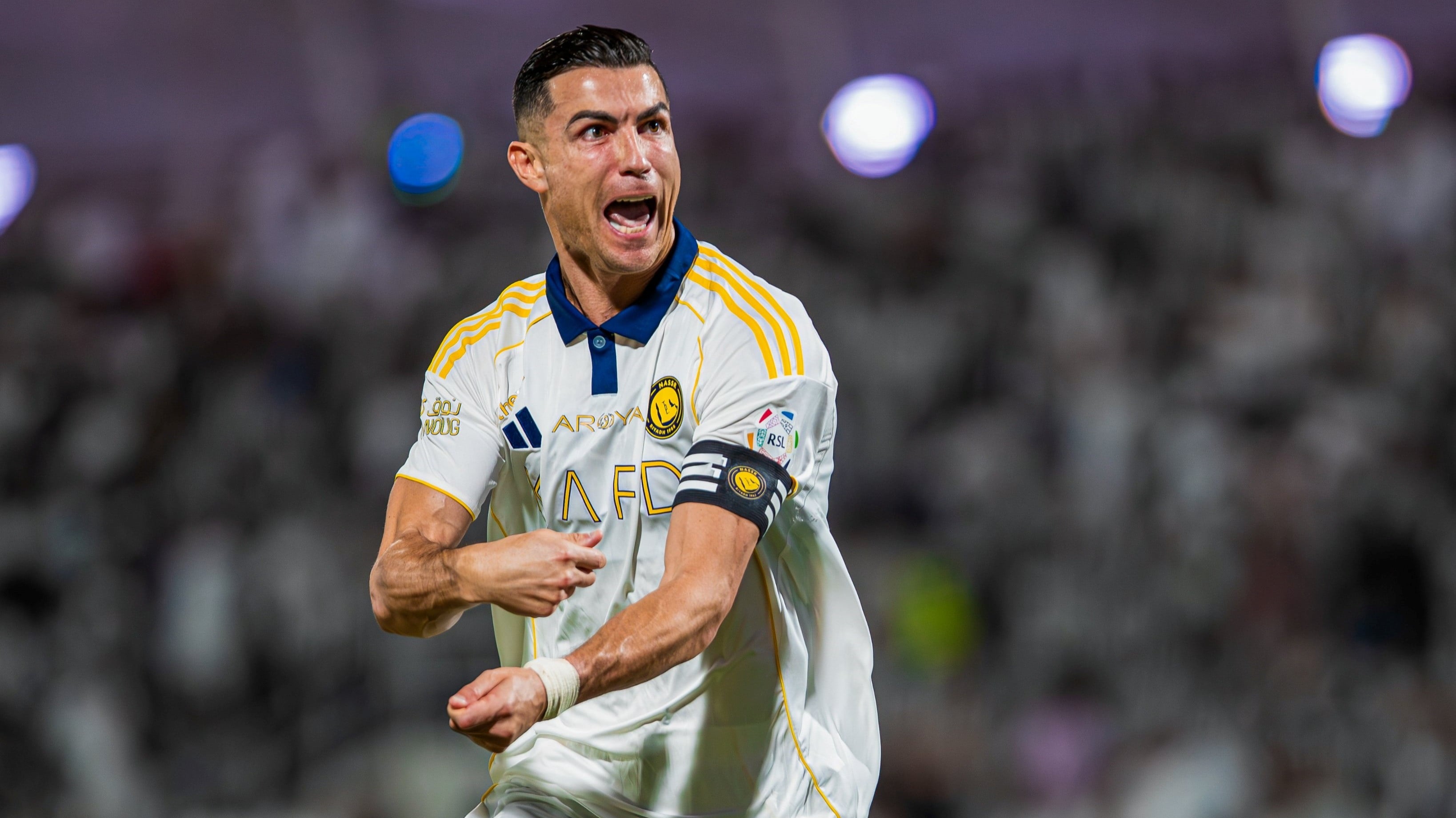 Cristiano Ronaldo cetak gol di laga Al Shabab vs Al Nassr, Jumat (8/5/2026) dini hari WIB.