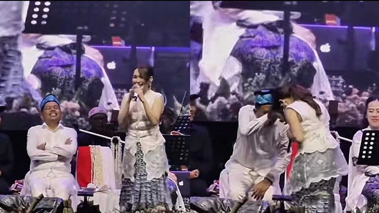 Gubernur Dedi Mulyadi dan Ayu Ting Ting Saling Goda di Atas Panggung, Celetukan KDM Soal KUA Bikin Salting
            - galeri foto