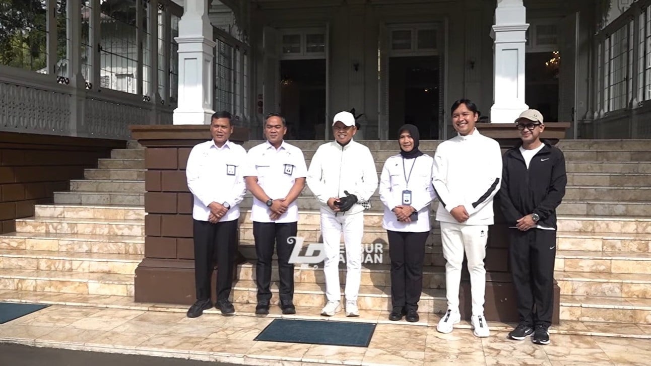Gubernur Jabar, Dedi Mulyadi (KDM) mengunjungi Istana Kepresidenan Cipanas,Cianjur