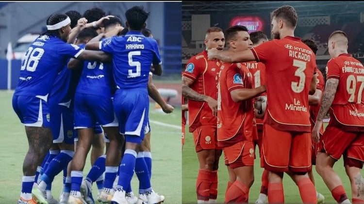 Persib Bandung vs Persija Jakarta.