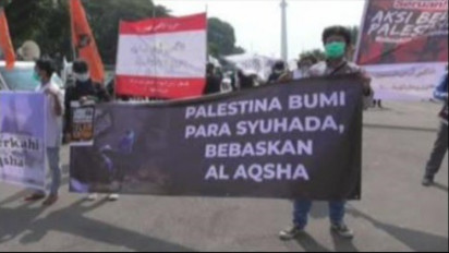 Forum Majelis Taklim se-Jakarta demo bela Palestina
