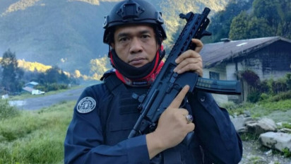 Satu Anggota KKB Tewas saat Kontak Tembak dengan Aparat Gabungan TNI-Polri di Ilaga Papua