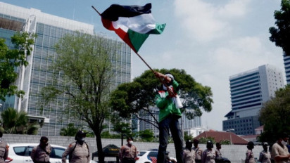 Unjuk rasa bela Palestina terjadi di sejumlah daerah