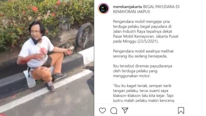Pelaku Begal Payudara Kemayoran Suka Nonton Film Porno