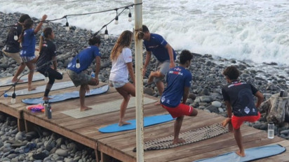 Tim selancar RI Berjuang Rebut Tiket Olimpiade di El Salvador