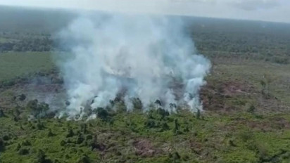 Polda Jambi Kirim Tim Padamkan Karhutla di Parit Pudin Tanjab Barat