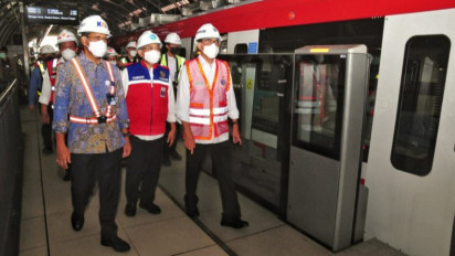 Pembangunan LRT Tahap 1 Capai 86.6 Persen